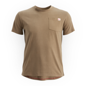 Short Sleeve Pocket T-Shirt Brown