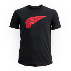 Short Sleeve Wing T-Shirt Black