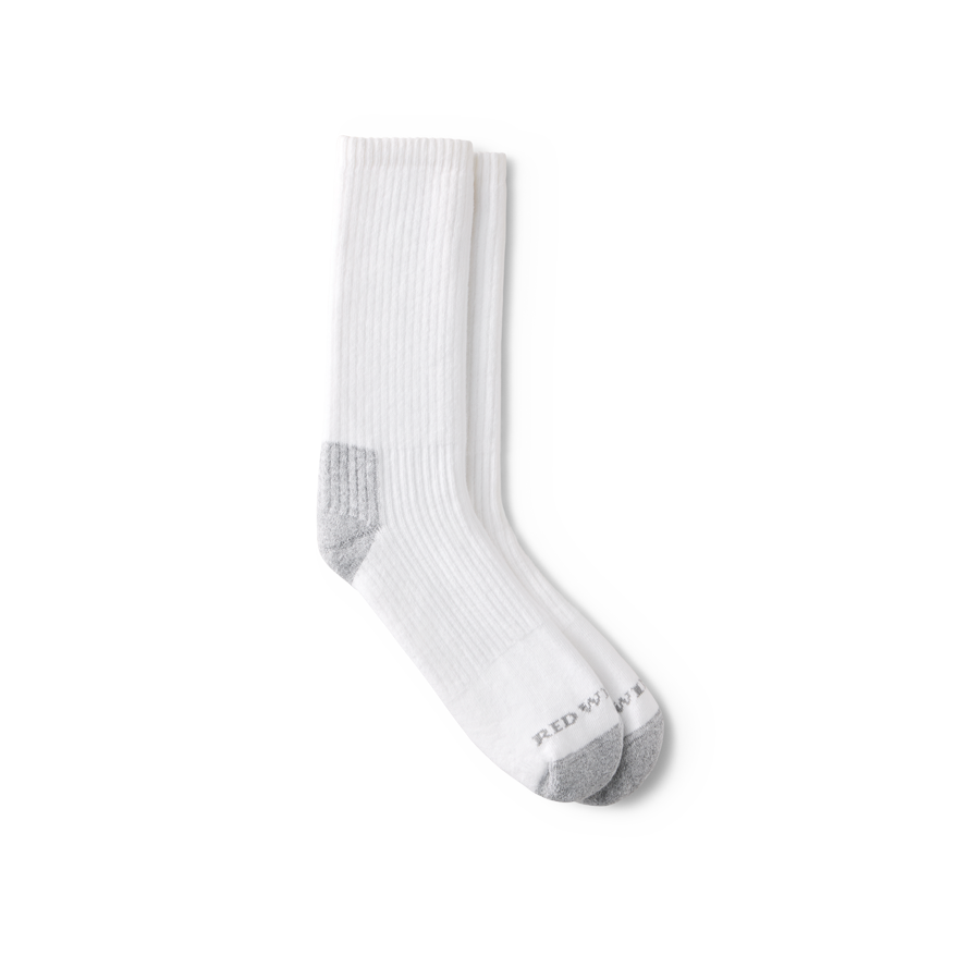 Everyday Work Medium Weight Crew Sock White