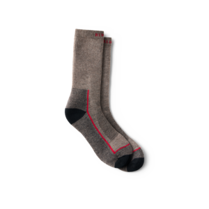 Premium Safety Medium Weight Crew Sock Brown