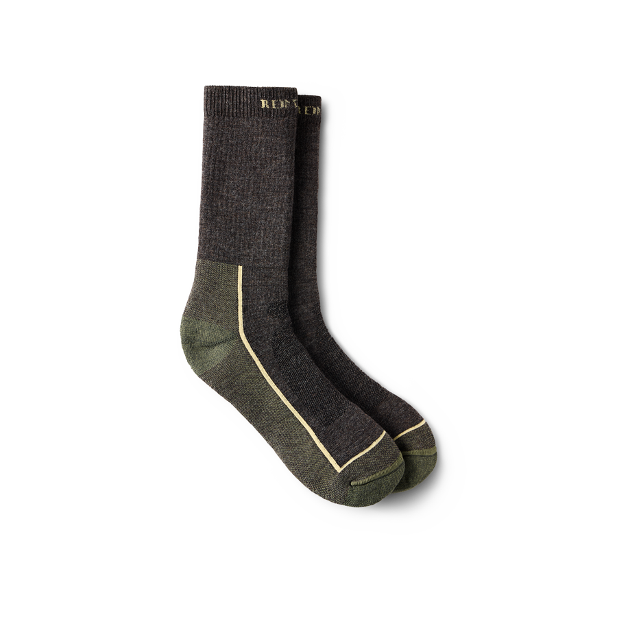 Premium Safety Medium Weight Crew Sock Charcoal