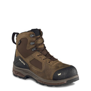 Kasota Men's 6-inch Waterproof Leather Safety Toe Side-Zip Boot