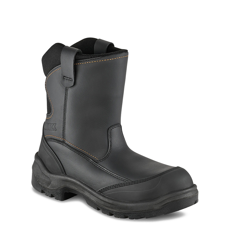 E-Force Men's 9-inch Safety Toe Pull-On Boot